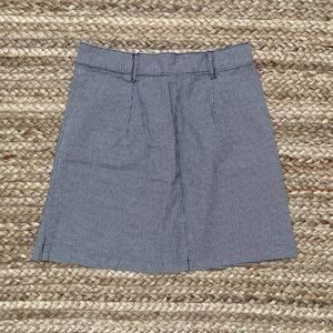 Black and White Houndstooth Skirt